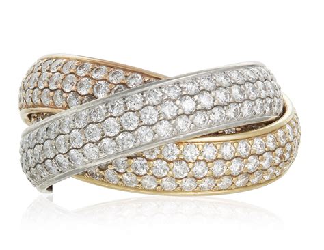 cartier ring with diamond band|cartier diamond ring collection.